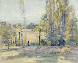 Paysage Impressionniste by Armand Adrien Marie Apol
