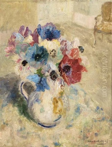 A Flower Still Life With Anemones - view 1