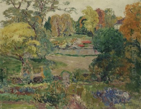 Herbstlich Verfarbter Garten - view 1