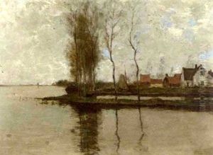 Maisons Le Long D'une Riviere Maisons Le Long D'une Riviere