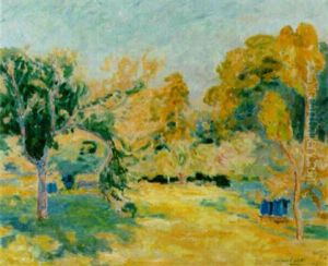 Sommerliche Gartenlandschaft by Armand Adrien Marie Apol