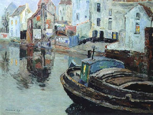 Lavandiere Au Bord Du Canal - view 1