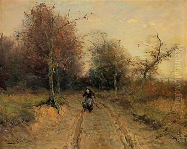 On The Forest Path In Autumn - view 1