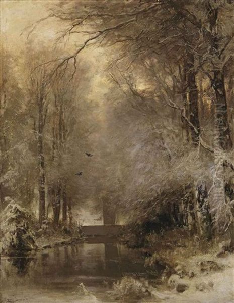 Achter Het Buiten (a Forest In Winter) - view 1