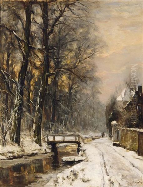 A View Of The Haagse Bos In Winter - view 1