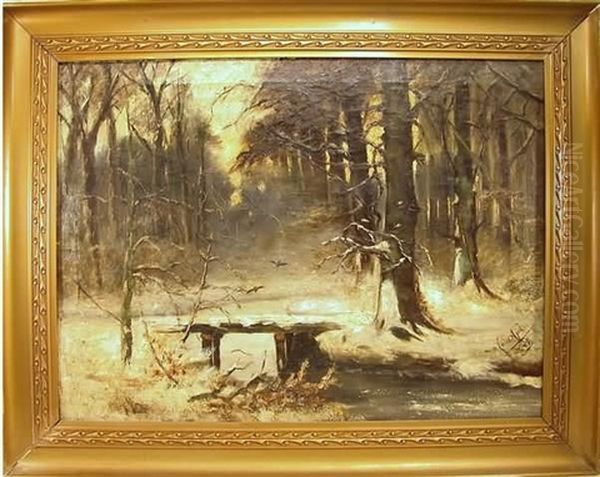 Winter Woodland Landscape - view 1