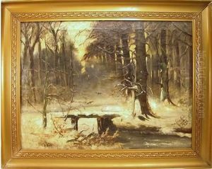 Winter Woodland Landscape Winter Woodland Landscape