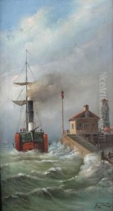 Vaporetto by Ezechiele Acerbi