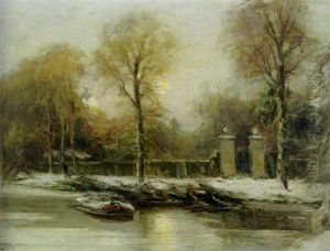 View Of Huis Ten Borch In Winter, The Hague View Of Huis Ten Borch In Winter, The Hague