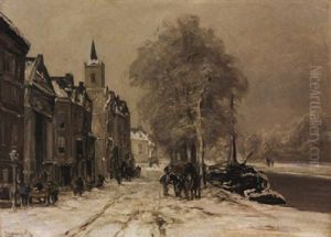 A Wintry Quay, The Hague A Wintry Quay, The Hague