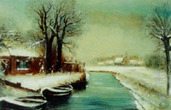 Hollandsk By I Vinterskrud - view 1
