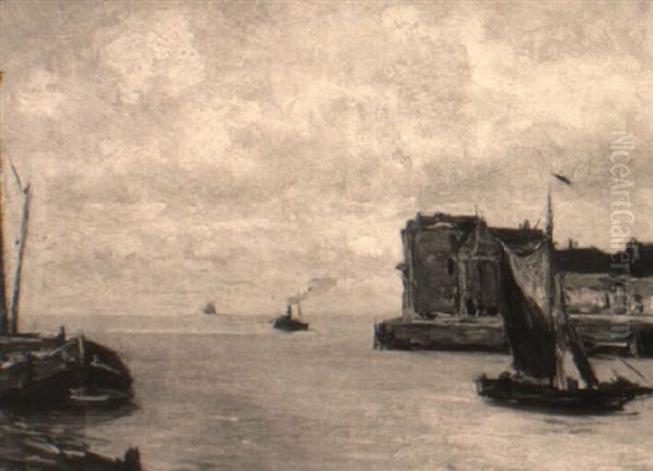 Shipping In The Harbor Of The Dutch Town Veere - view 1