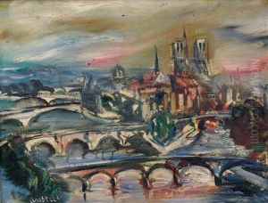 L'ile De La Cite by Gigorii (Gregoire) Apostoli