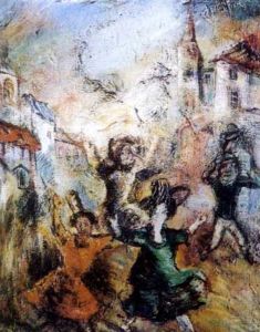 Fete Populaire by Gigorii (Gregoire) Apostoli