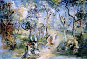 Jeux Dans Le Sous-bois by Gigorii (Gregoire) Apostoli