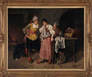 Tandelei Im Wirtshaus by Eugene Appert