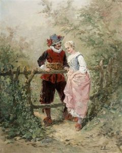 Musketier Mit Dame