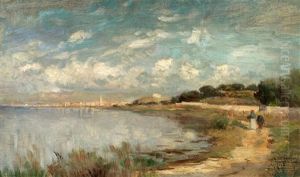 Kustenlandschaft Mit Staffage Kustenlandschaft Mit Staffage