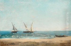 Voiliers by Adolphe Appian