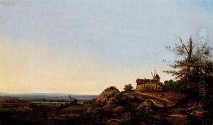 Paysage De La Vallee Du Rhone