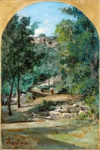 Les Environs De Rix Dans L'ain : Promeneuses Sur Un Chemin Arbore (a Vue Cintree) Les Environs De Rix Dans L'ain : Promeneuses Sur Un Chemin Arbore (a Vue Cintree)