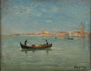 Gondole A Venise by Adolphe Appian