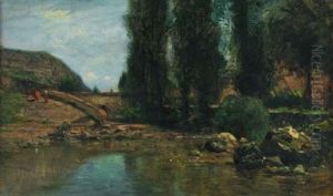 La Lavandiere by Adolphe Appian