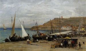 Fischerboote Am Strand Fischerboote Am Strand