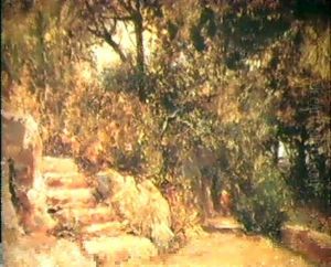 Park In Nizza by Adolphe Appian