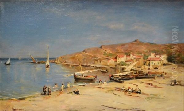 Plage Animee En Mediterranee - view 1