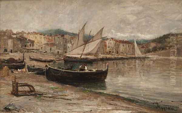 Barques Sur La Plage A Collioure - view 1