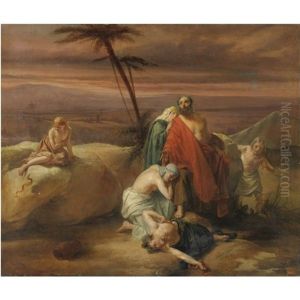 Scena Biblica, Il Serpente Di Bronzo