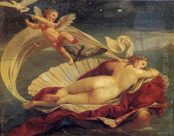 Venus Reclining On A Shell - view 1