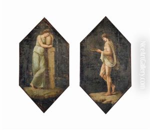 A Vestal And A Classical Figure (pair)