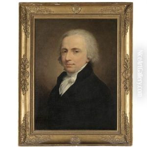Portrait Of A Gentleman, Half Length, Wearing A Black Jacket Portrait Of A Gentleman, Half Length, Wearing A Black Jacket