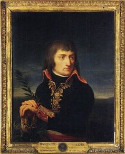 Portrait Of Napoleon Bonaparte, His Hands Resting On The Hilt Of A Sword, Before A Landscape by Andrea, the Elder Appiani