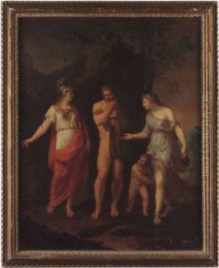 Herakles Am Scheideweg by Andrea, the Elder Appiani