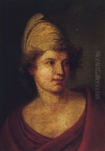 Portrait Of A Man In Graeco-roman Costume
