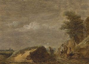 Bauern Auf Der Landstrase by Ferdinand Van Apshoven