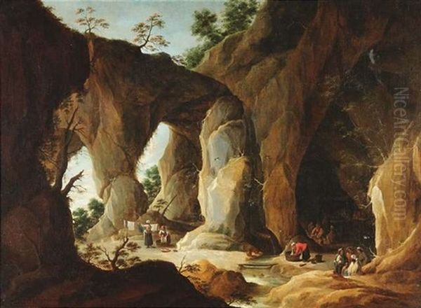 Zigeunerlager In Einer Grotte - view 1