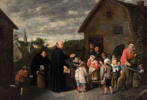 The Preaching Of Saint Ignatius Of Loyola by Thomas Van Apshoven