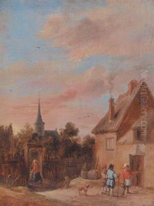Vor Dem Wirtshaus by Thomas Van Apshoven