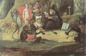 De Verleiding Van Sint-antonius by Thomas Van Apshoven