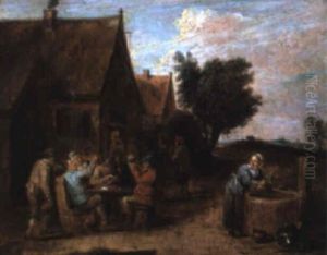 Buveurs A L'exterieur D'une Auberge Buveurs A L'exterieur D'une Auberge