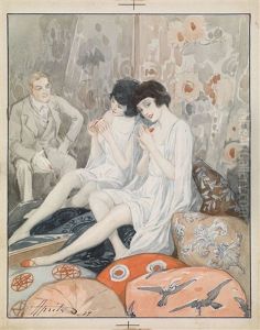 Lady In Her Boudoir
