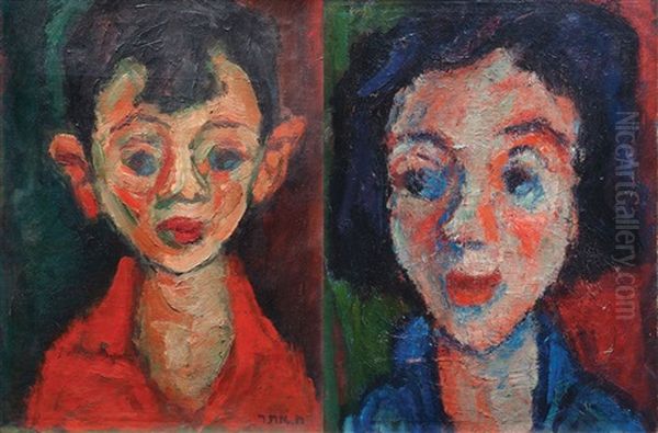 A Boy; A Girl (double-sided) - view 1