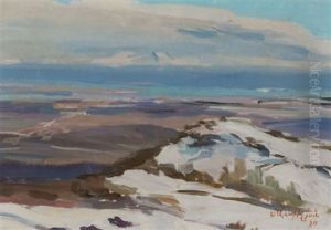 Lac Sevan En Hiver