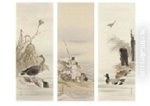 Autumn, Ebisu, Wild Goose (3 Works) - view 1
