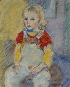 Portrait Of John (the Artist's Son) by Alexis Paul Arapov