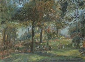 Summer In A Parisian Park Summer In A Parisian Park